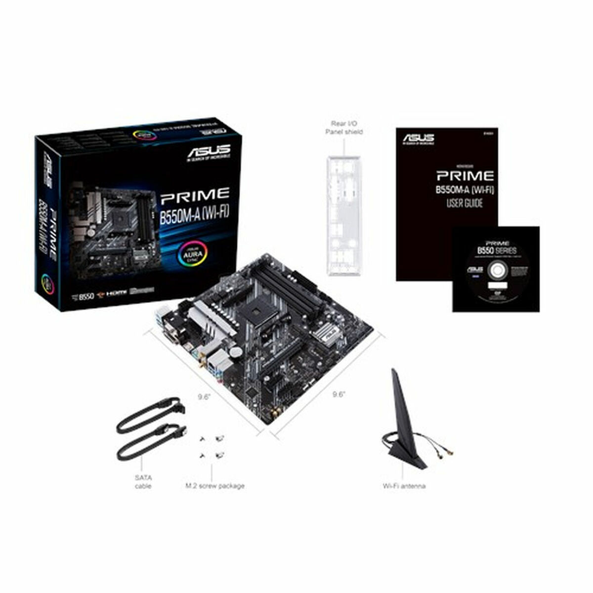 Moderkort Asus PRIME B550M-A mATX AM4     AMD AM4 - 3