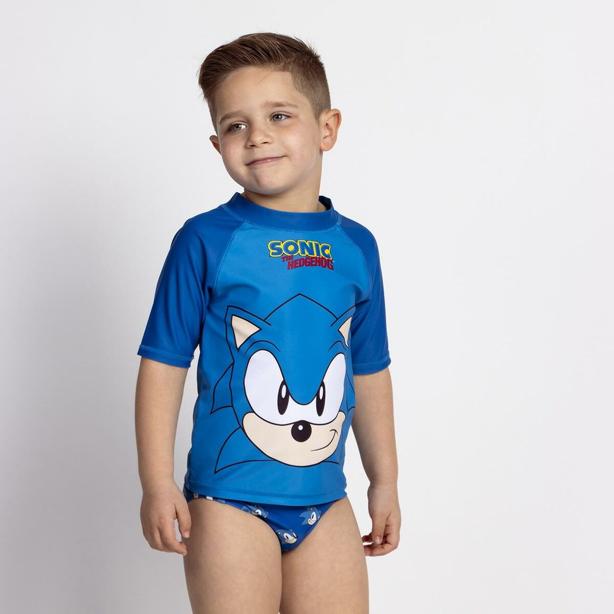Badtröja Sonic Mörkblå - 2