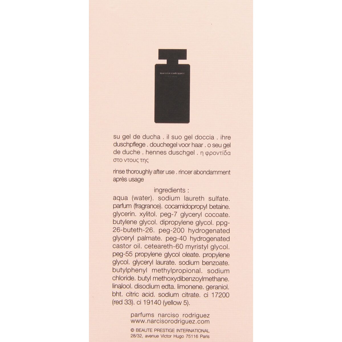 Parfymerad duschgel Narciso Rodriguez Narciso For Her 200 ml - 3