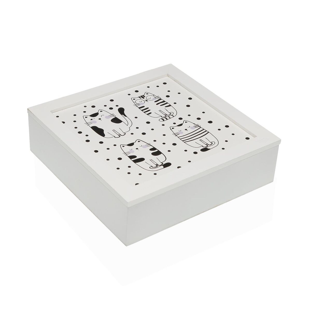 Smyckeskrin Versa GATTO Trä MDF 24 x 7 x 24 cm