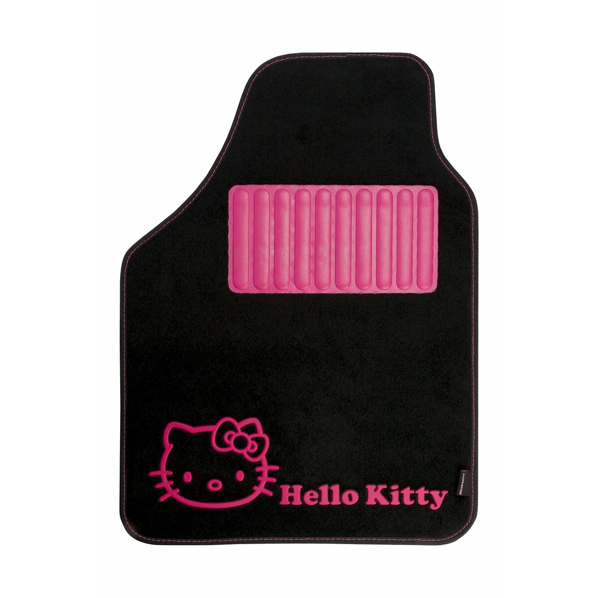 Set med bilgolvmattor Hello Kitty Svart Rosa (4 pcs) - 10