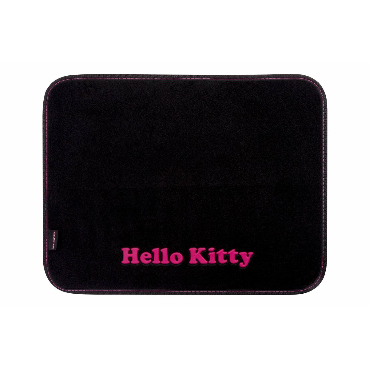 Set med bilgolvmattor Hello Kitty Svart Rosa (4 pcs) - 4