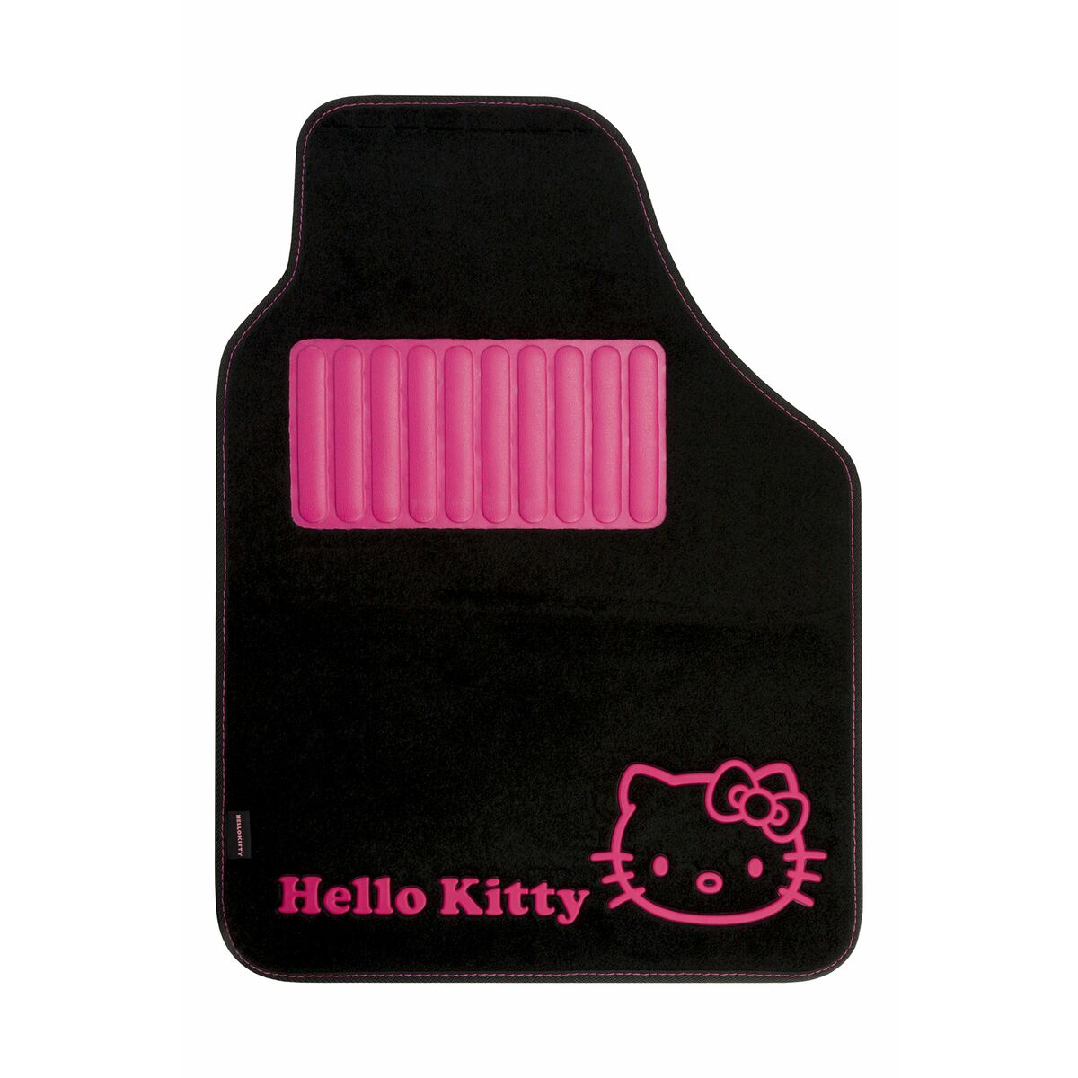 Set med bilgolvmattor Hello Kitty Svart Rosa (4 pcs) - 5