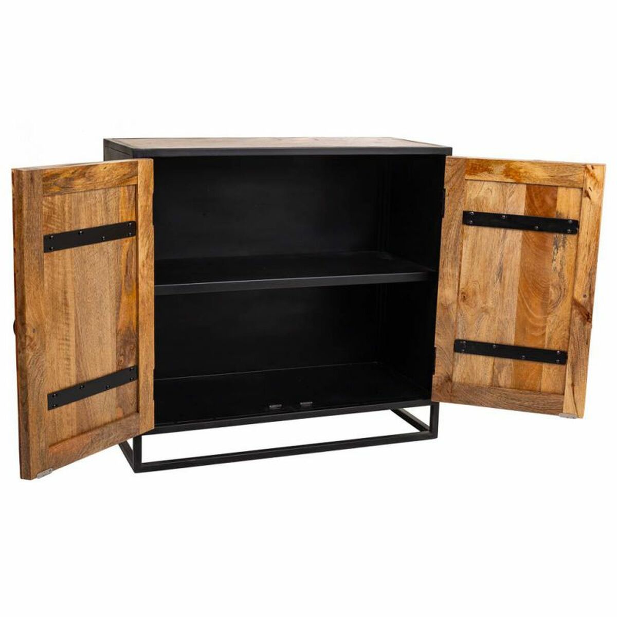 Mottagare Alexandra House Living Svart 40 x 82 x 89 cm - 3