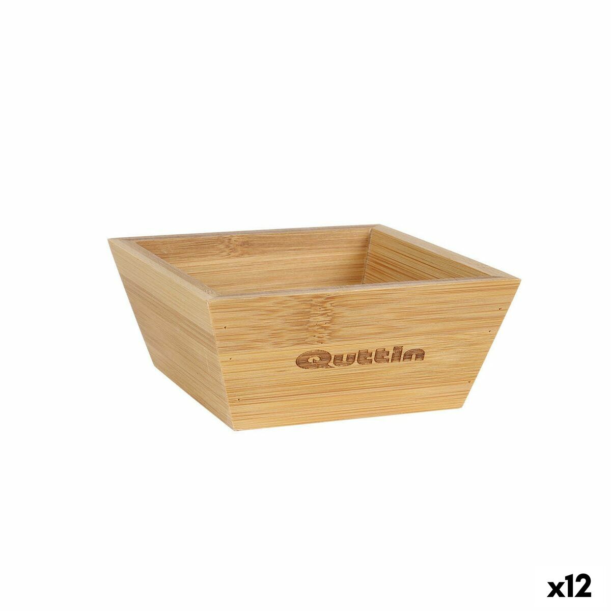 Skål Quttin Bambu 12 x 12 x 5 cm (12 antal)