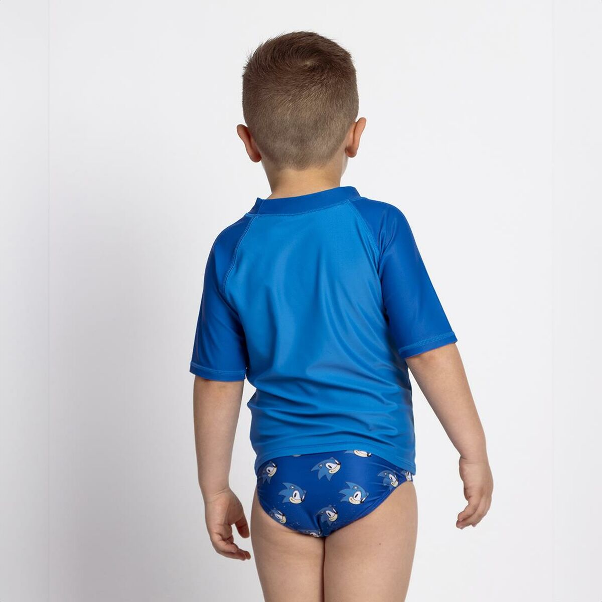 Badtröja Sonic Mörkblå - 3