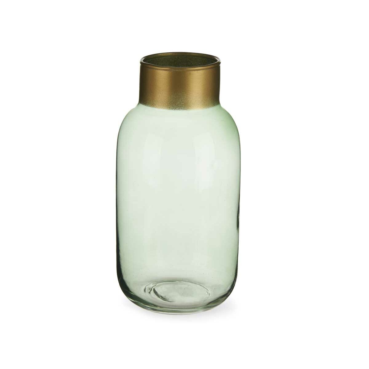 Vas Gift Decor Grön Gyllene Glas 11,5 x 24 x 11,5 cm (6 antal) - 5