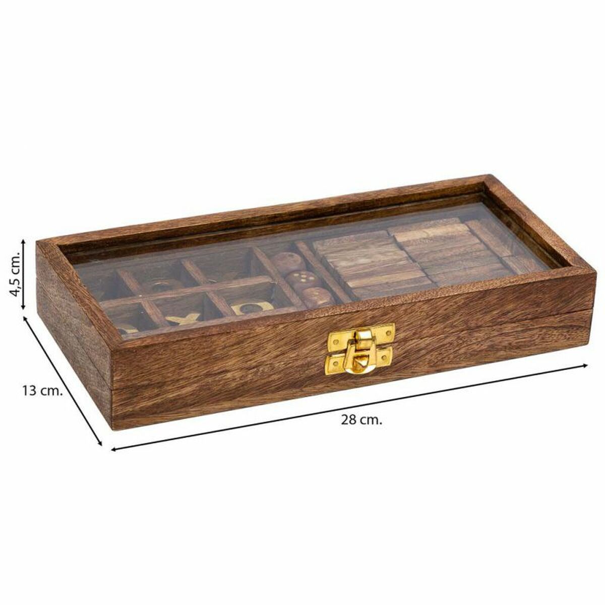 Traditionella spel Alexandra House Living Brun 13 x 4 x 28 cm 3 i 1 - 3