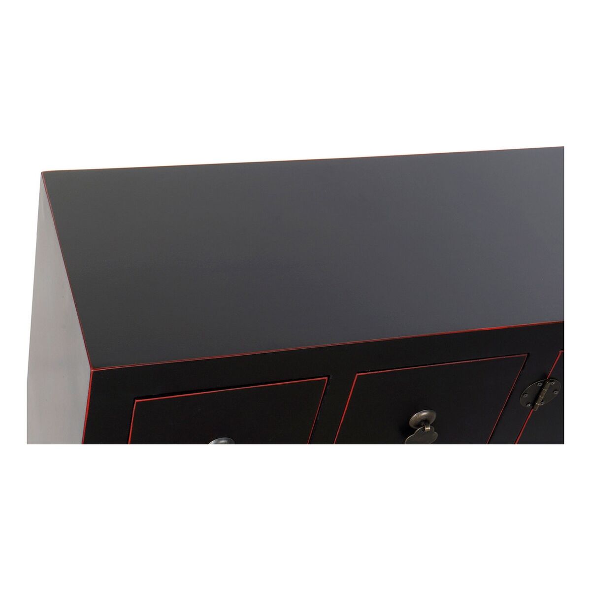 TV-möbler DKD Home Decor Svart Multicolour Trä Gran Trä MDF 130 x 24 x 51 cm - 2