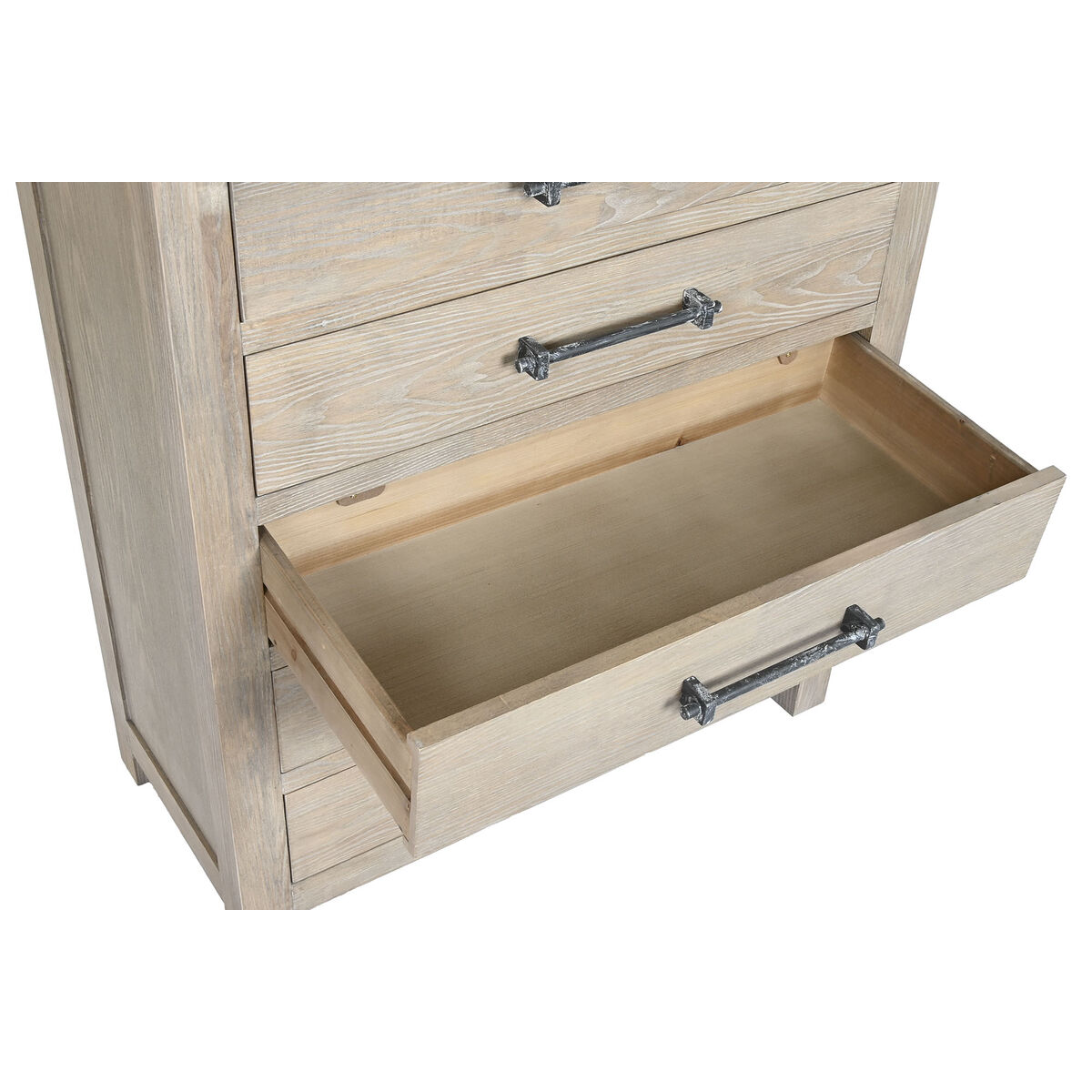 Byrå Home ESPRIT Naturell Romantisk 88 x 40 x 122 cm - 3