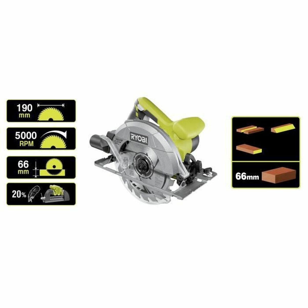 Cirkelsåg Ryobi 5133002778 - 4