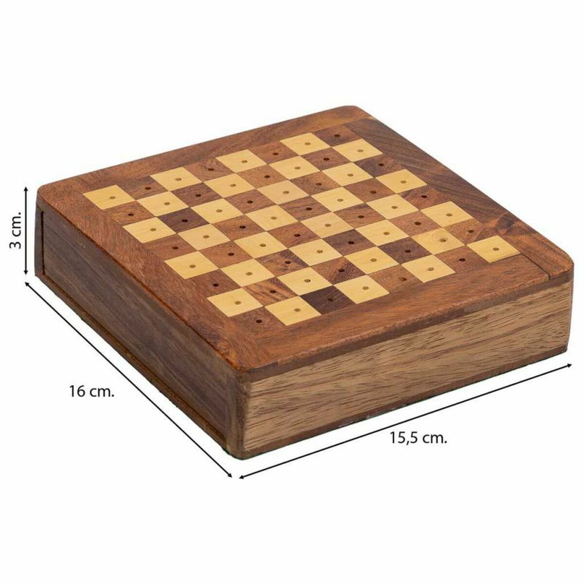Traditionella spel Alexandra House Living Brun 16 x 3 x 15 cm 3 i 1 - 4