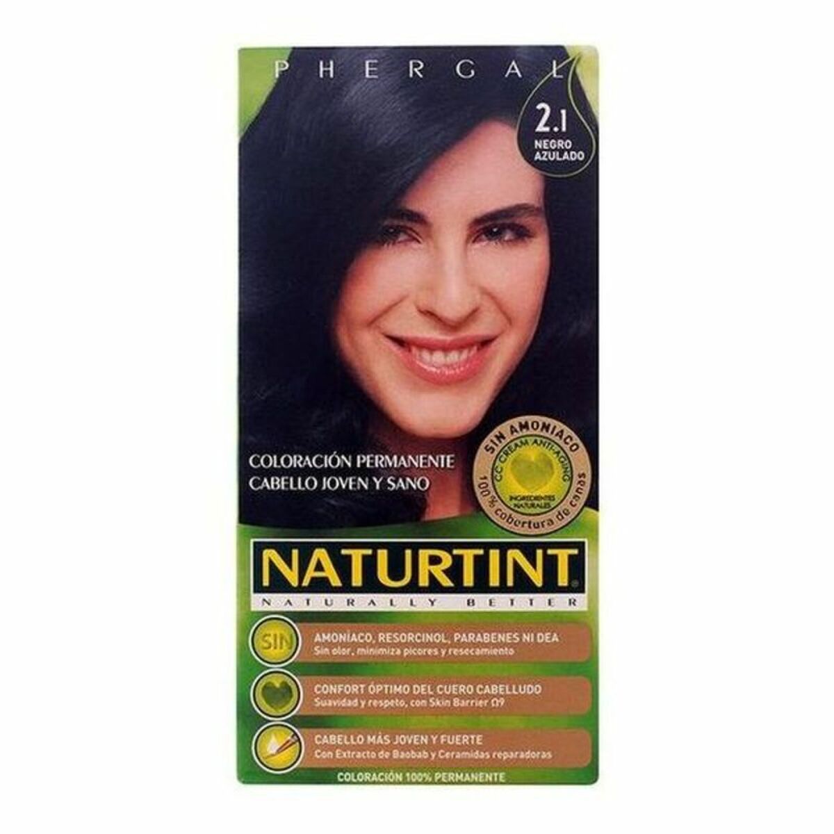 Färg utan ammoniak Naturtint Naturtint Blåsvart 170 ml
