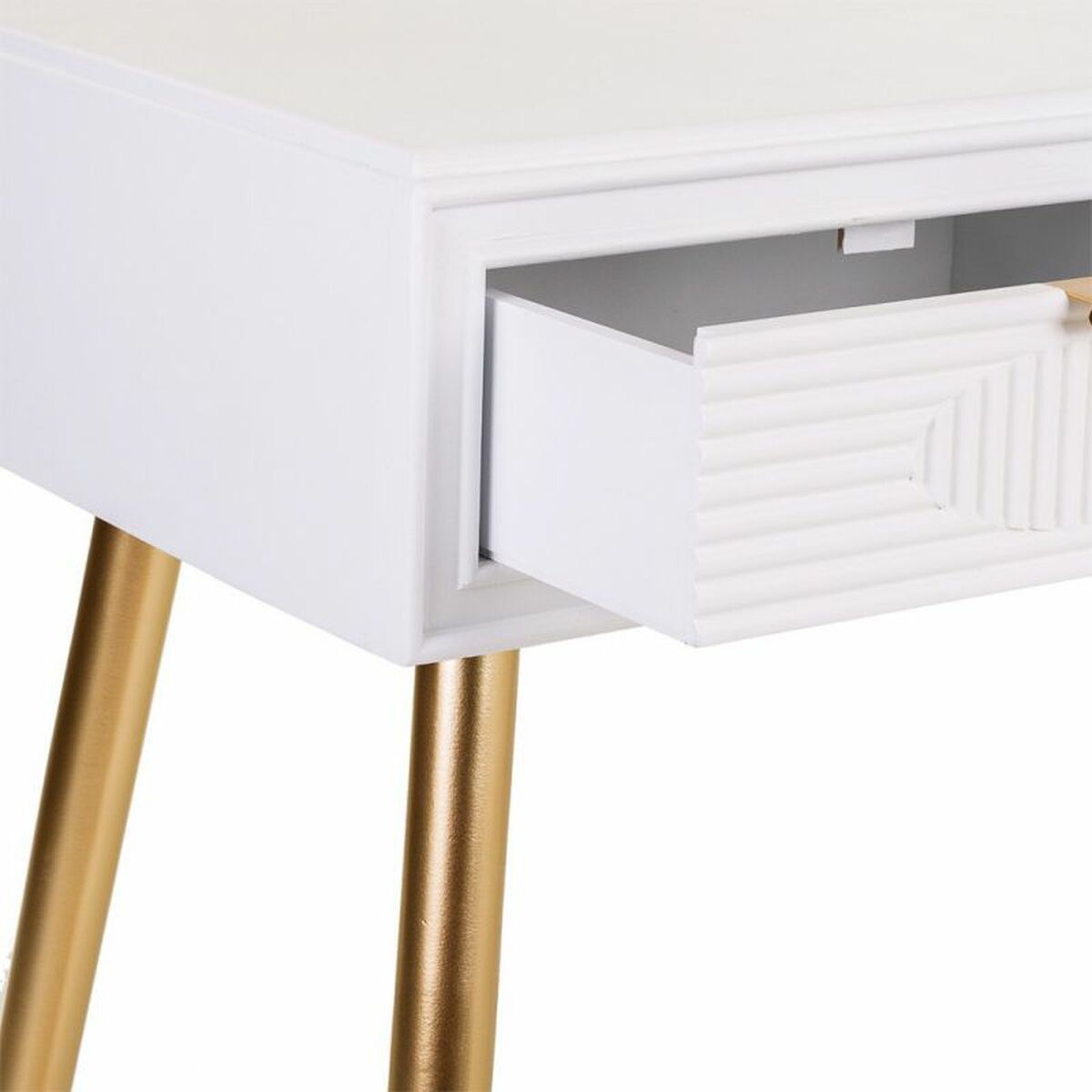 Hallmöbel med lådor Alexandra House Living Gyllene Trä MDF 41 x 78 x 82 cm - 6
