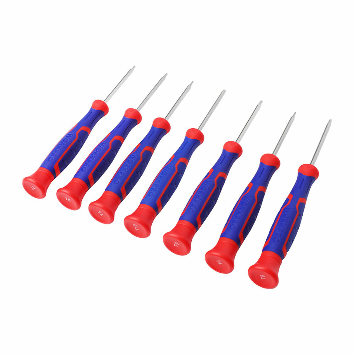 Sats med precisionsskruvmejslar Workpro 7 Delar - 2