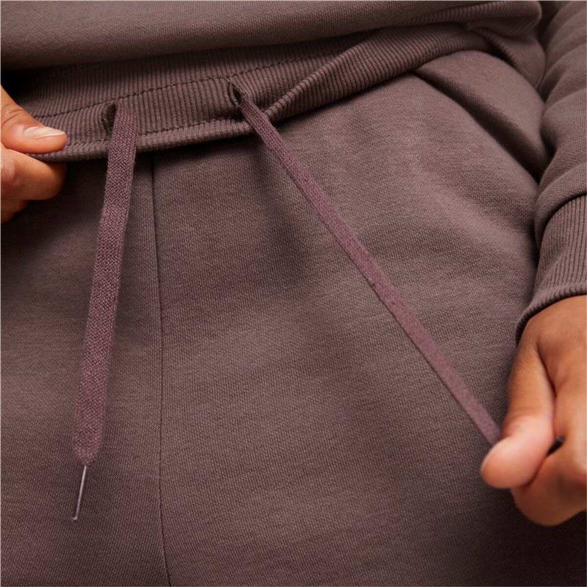 Nederdel träningsoverall för vuxna Puma Ess+ Embroidery High-Waist Brun Kvinna - 3