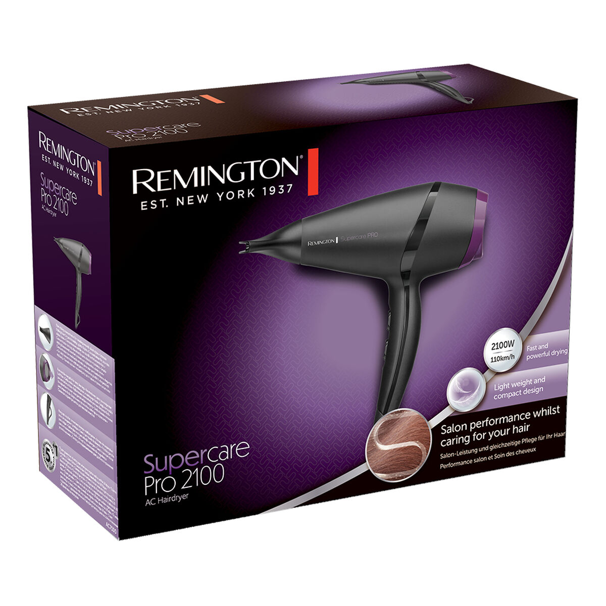 Hårtork Remington Svart 2100 W - 3