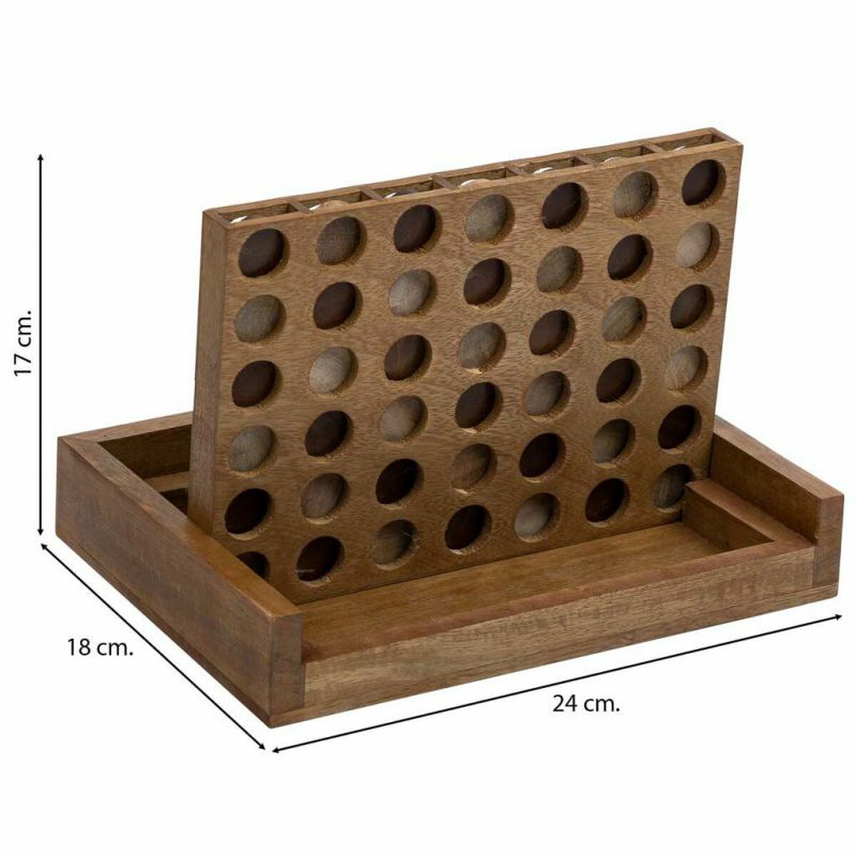 4 i Rad Alexandra House Living Brun 18 x 17 x 24 cm - 3