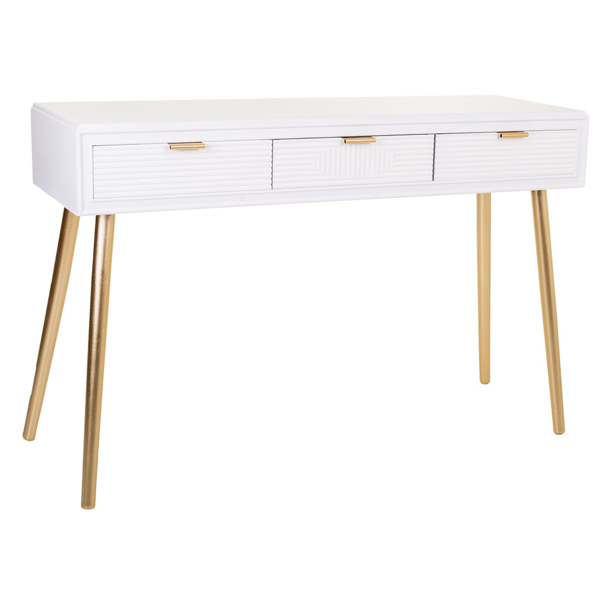 Hallmöbel med 3 lådor Alexandra House Living Gyllene 41 x 78 x 120 cm