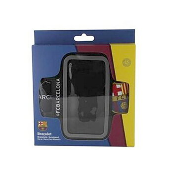 Sportarmband FC Barcelona Muvit BRFB001 Svart Plast