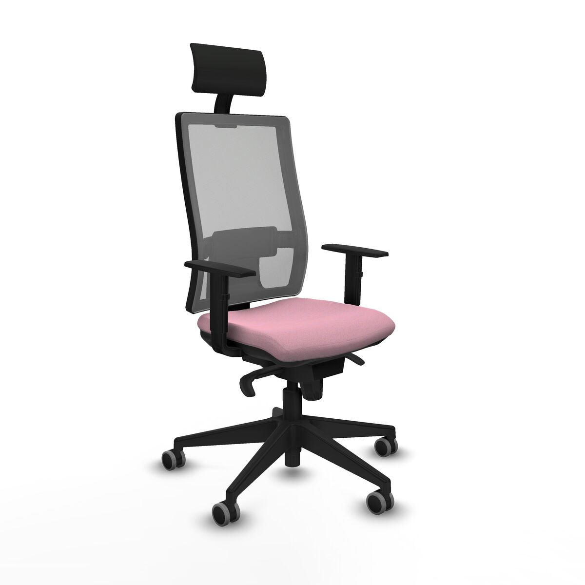 Kontorsstol med nackstöd Piqueras y Crespo 1D066G1 Rosa