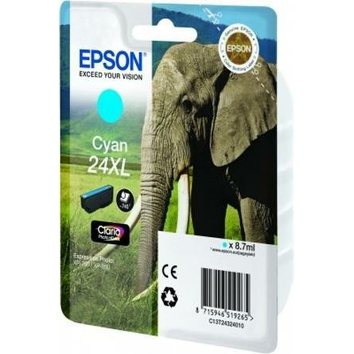 Original Bläckpatron Epson 24XL Turkos - 2