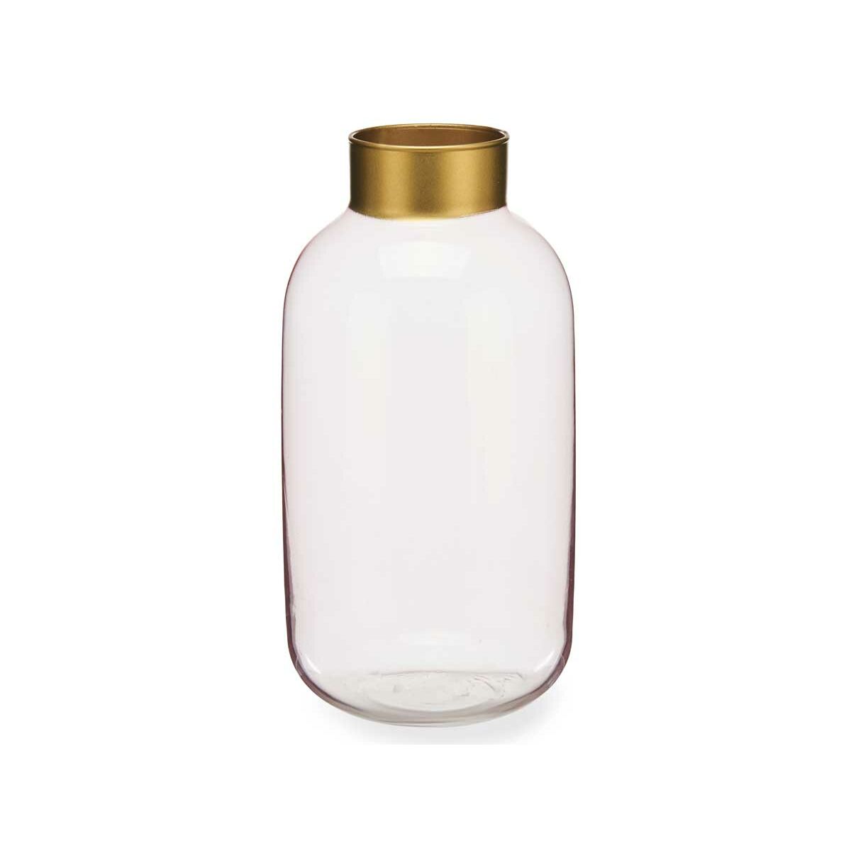 Vas Gift Decor Rosa Gyllene Glas 14,5 x 29,5 x 14,5 cm (6 antal) - 5