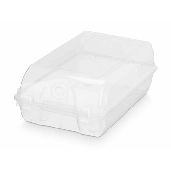 Stapelbar skokartong Gondol Transparent Plast 21 x 13 x 37 cm 21,4 x 13 x 37 cm (12 antal)