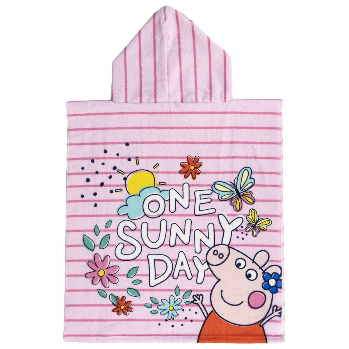 Badduksponcho med luva Peppa Pig Rosa 50 x 115 cm - 2
