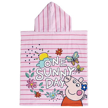 Badduksponcho med luva Peppa Pig Rosa 50 x 115 cm