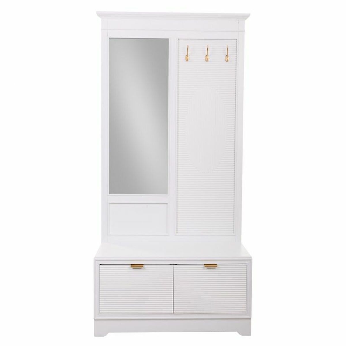 Hallmöbel med 2 lådor Alexandra House Living Gyllene 7 x 190 x 95 cm - 3
