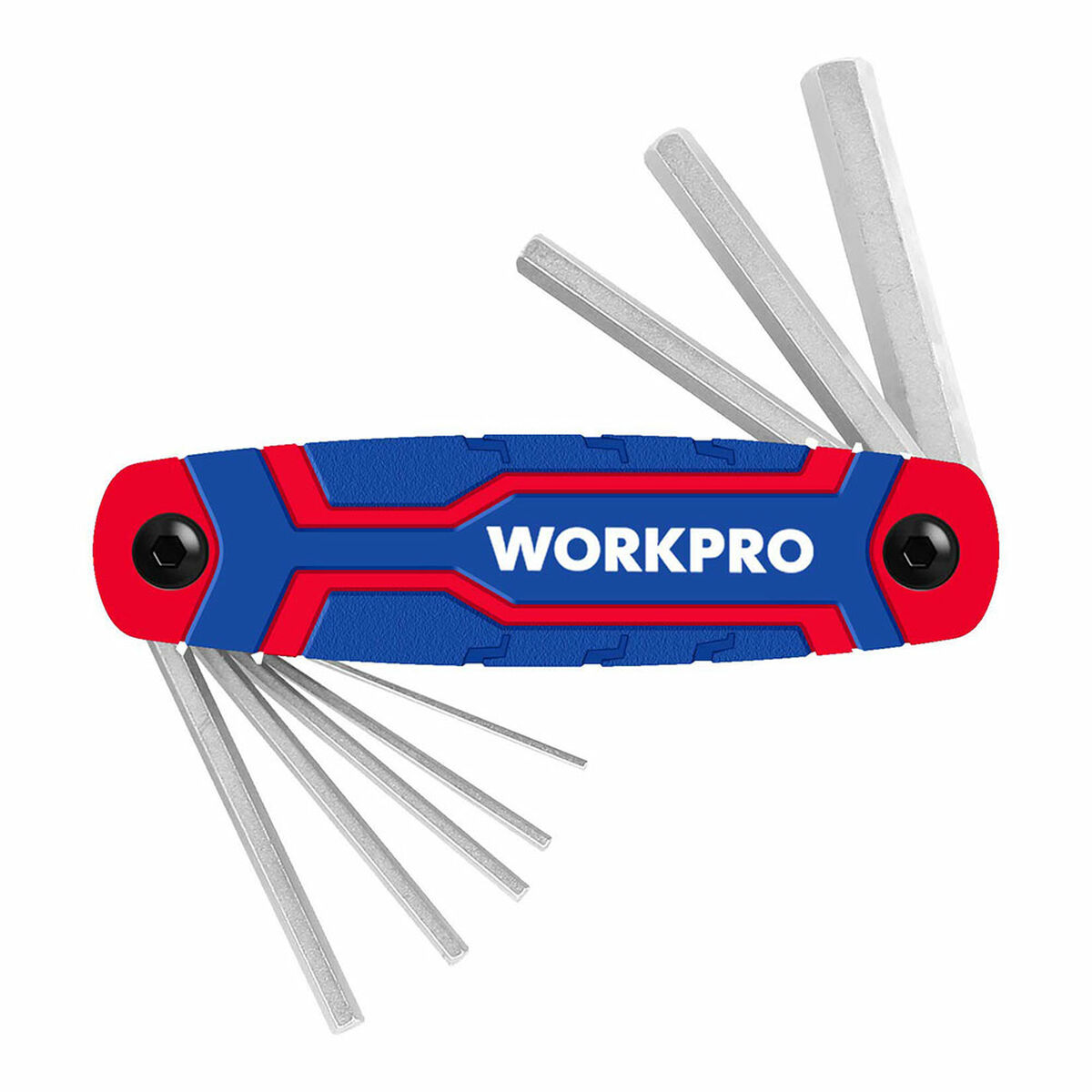 Insexnyckelsats Workpro Hopfällbar 8 Delar - 8