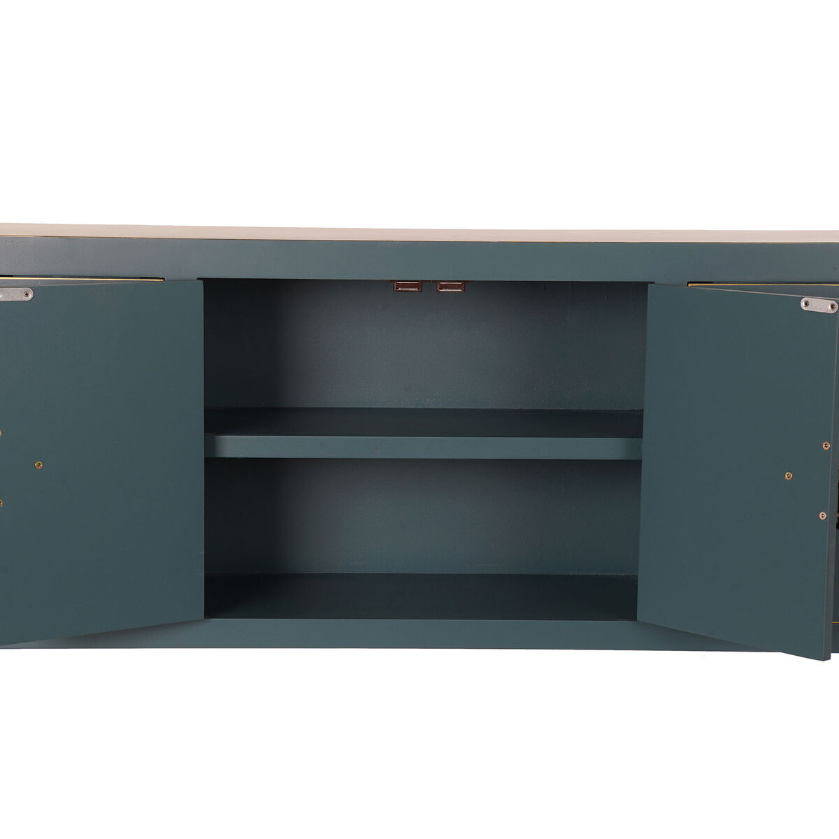 TV-möbler DKD Home Decor Gran Mörkblå Trä MDF 130 x 24 x 51 cm - 2