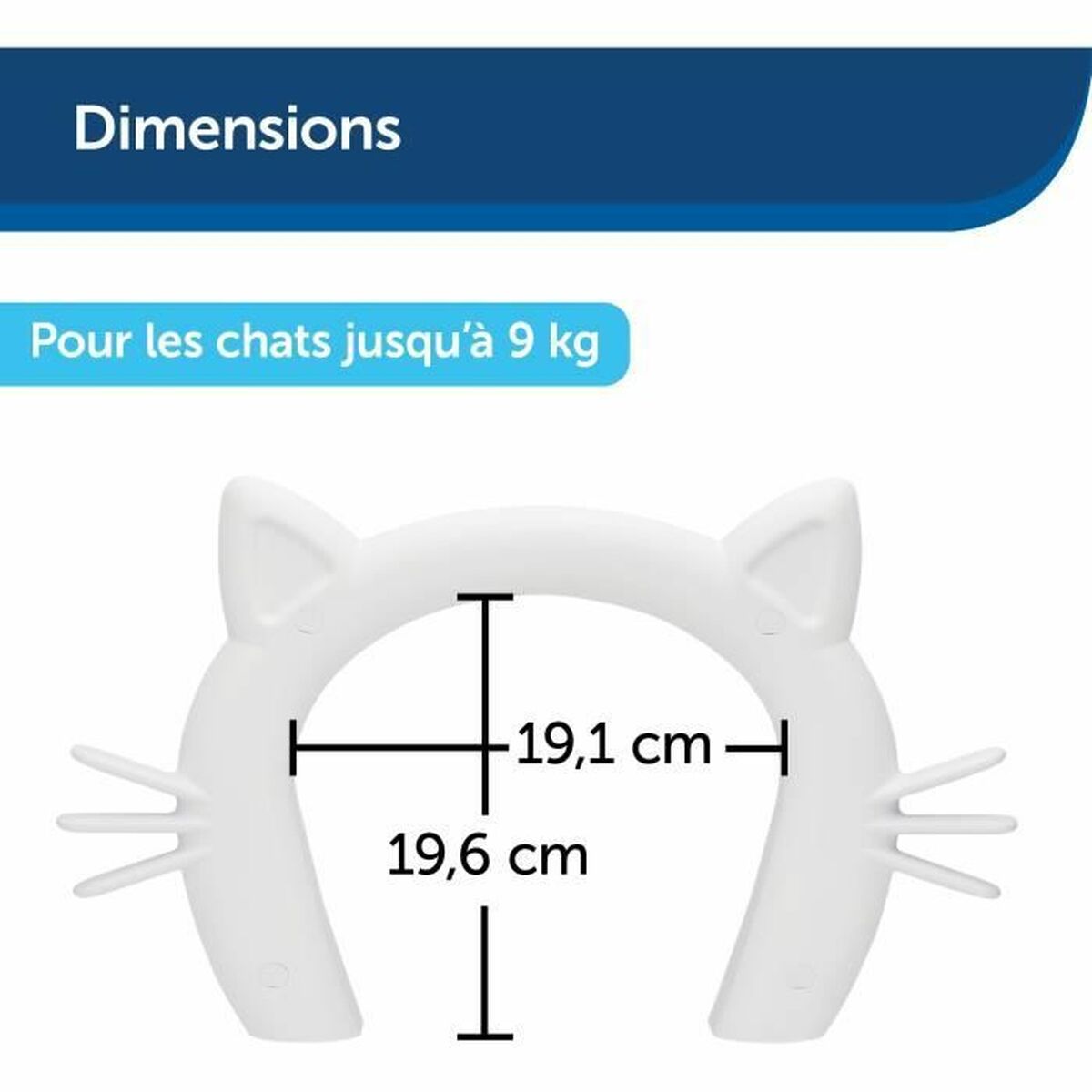 Kattlucka PetSafe Vit Plast - 3
