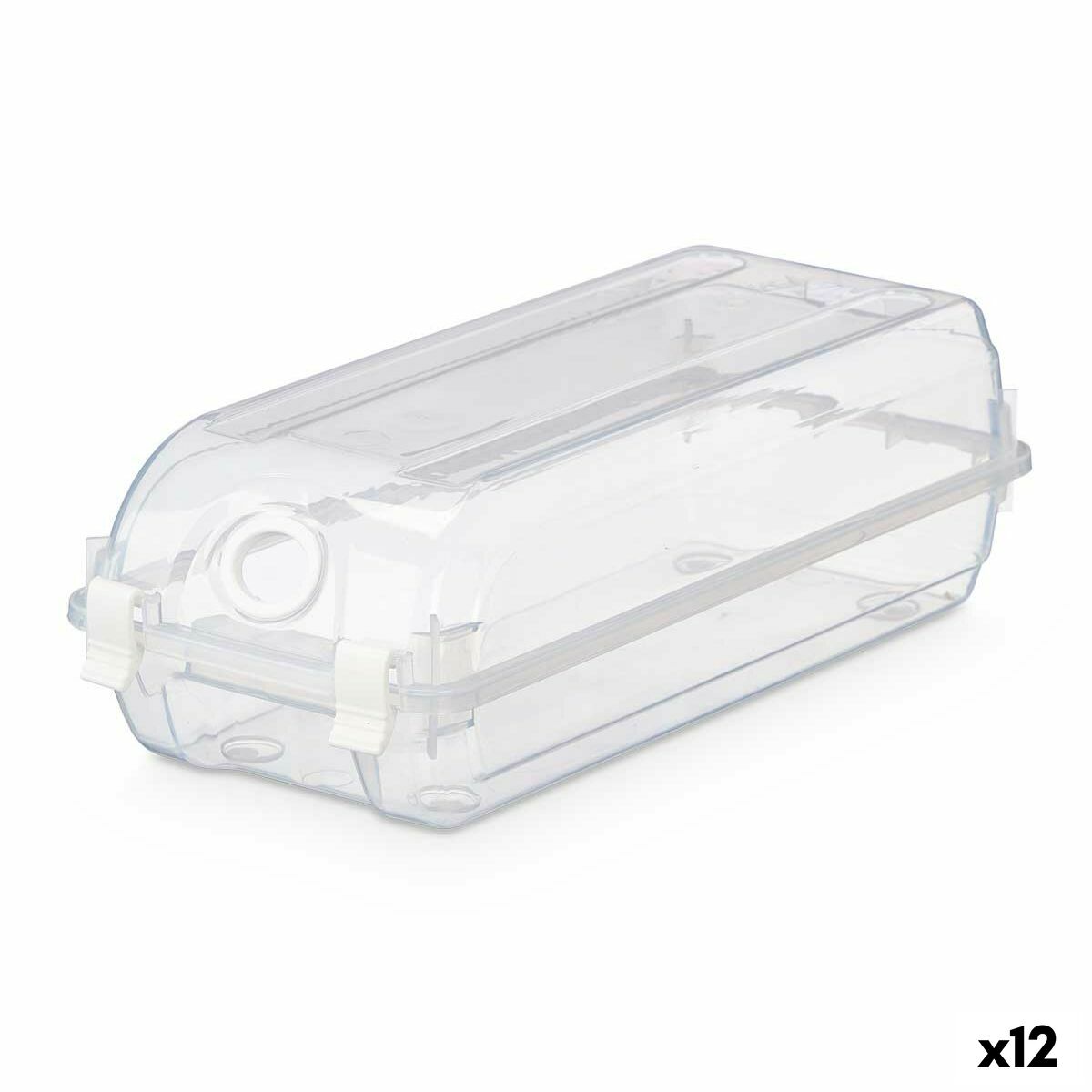 Stapelbar skokartong Kipit Transparent Plast 14 x 10 x 32 cm 14,5 x 10 x 33 cm (12 antal)