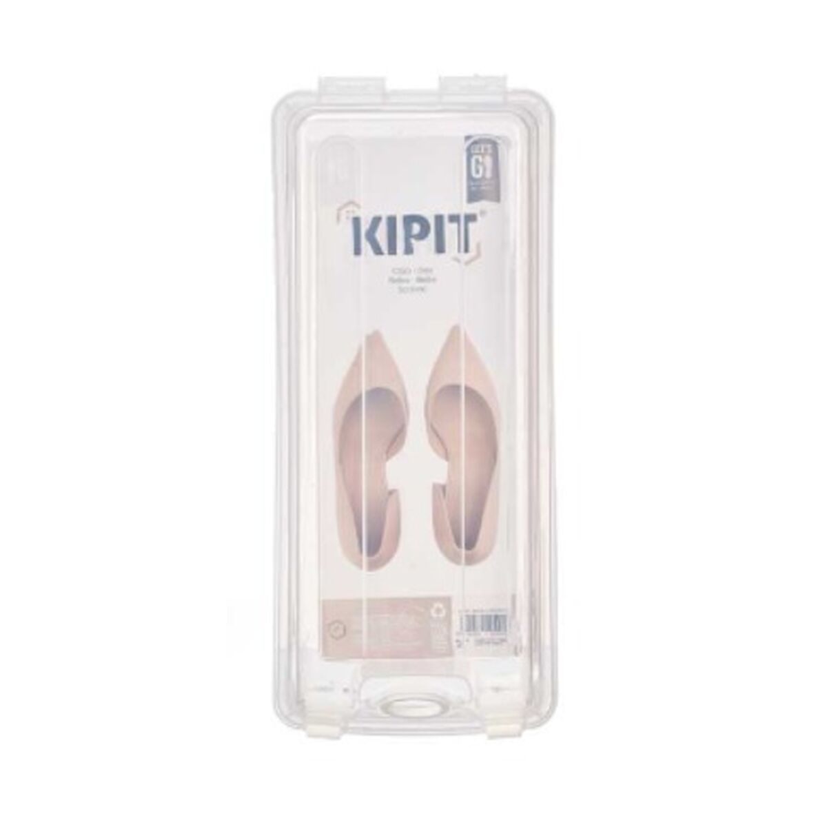 Stapelbar skokartong Kipit Transparent Plast 14 x 10 x 32 cm 14,5 x 10 x 33 cm (12 antal) - 4