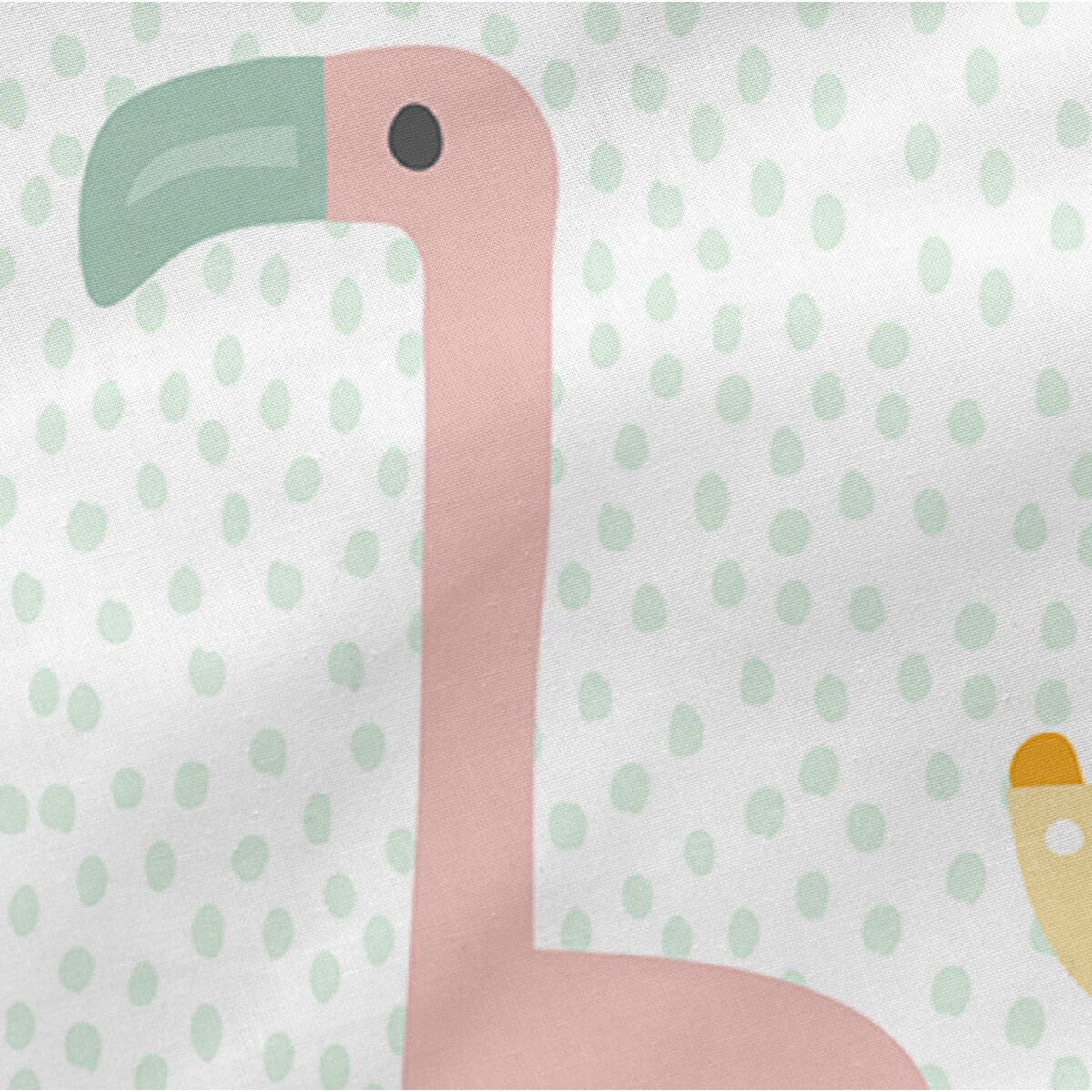Skydd till spjälsäng HappyFriday Moshi Moshi Hola Multicolour 210 x 40 cm - 4