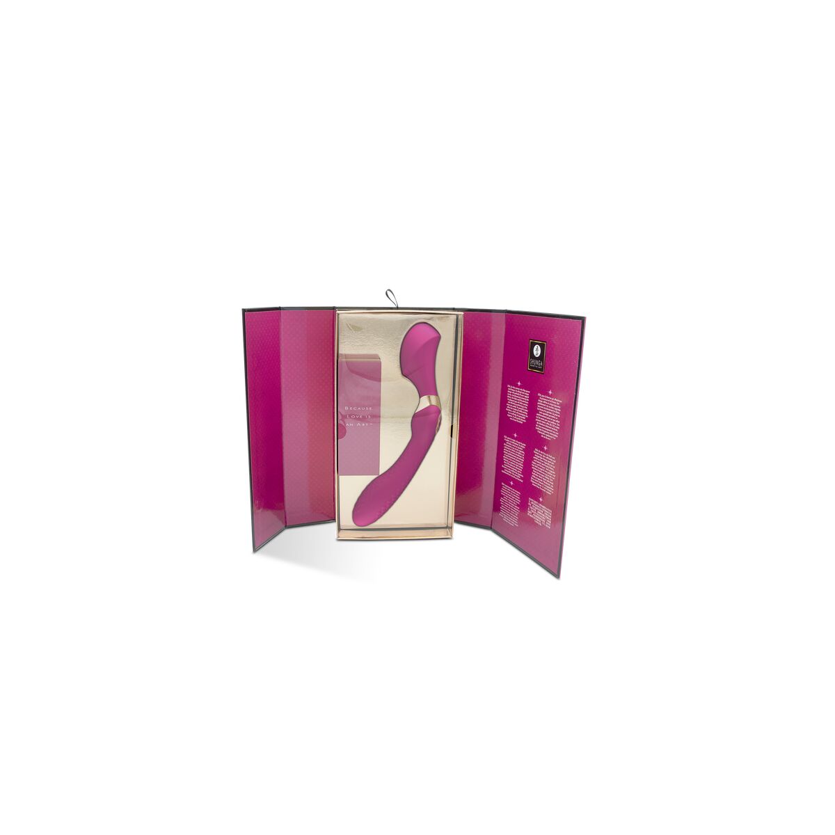 Massagemedel Shunga Zoa Röd Fuchsia - 3