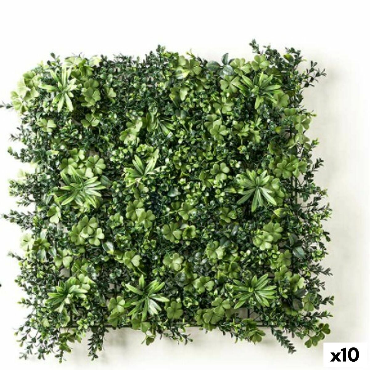 Vertikalt trädgård Ibergarden Grön Plast Blad 50 x 50 cm (10 antal)