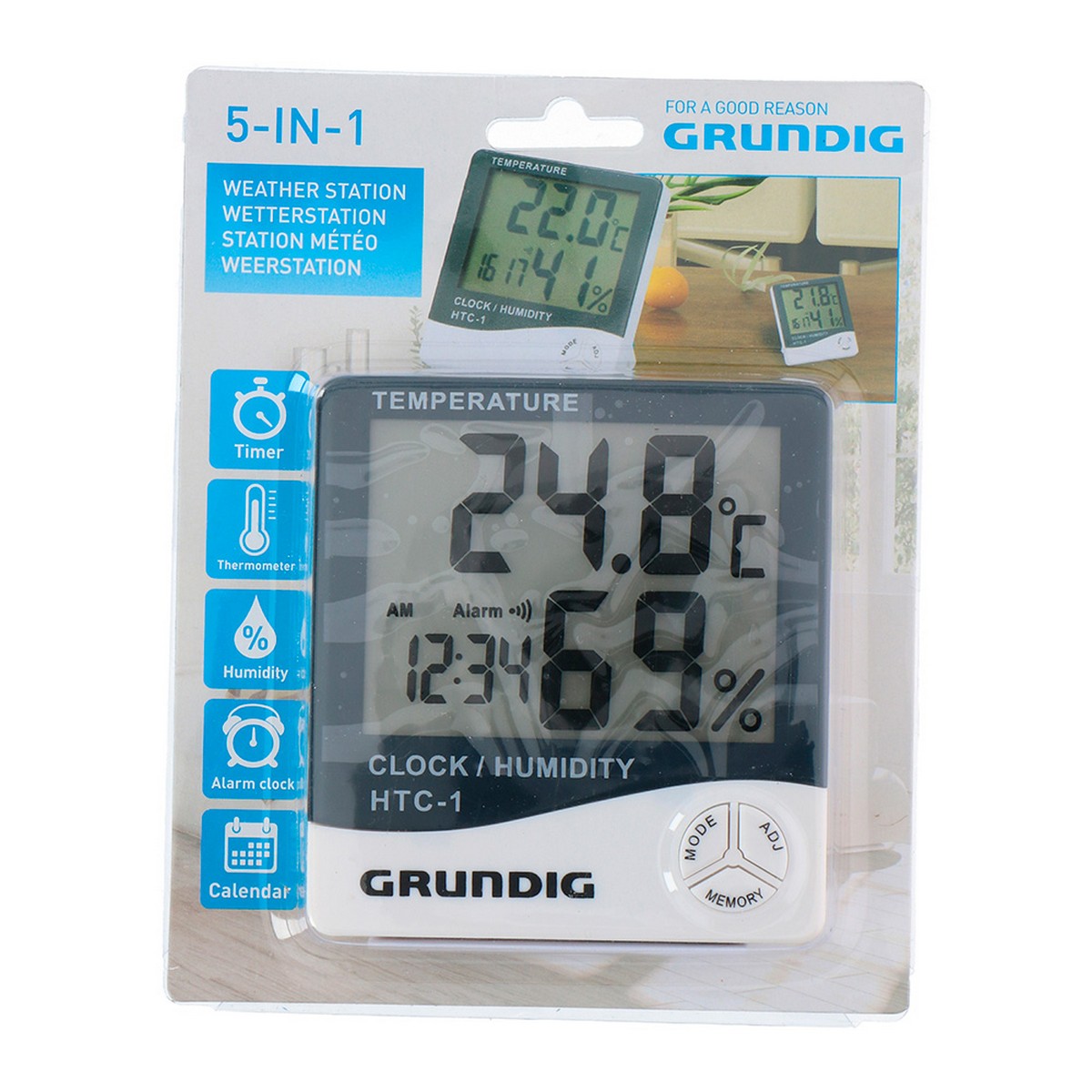Multifunktionell väderstation Grundig HTC-1 - 2