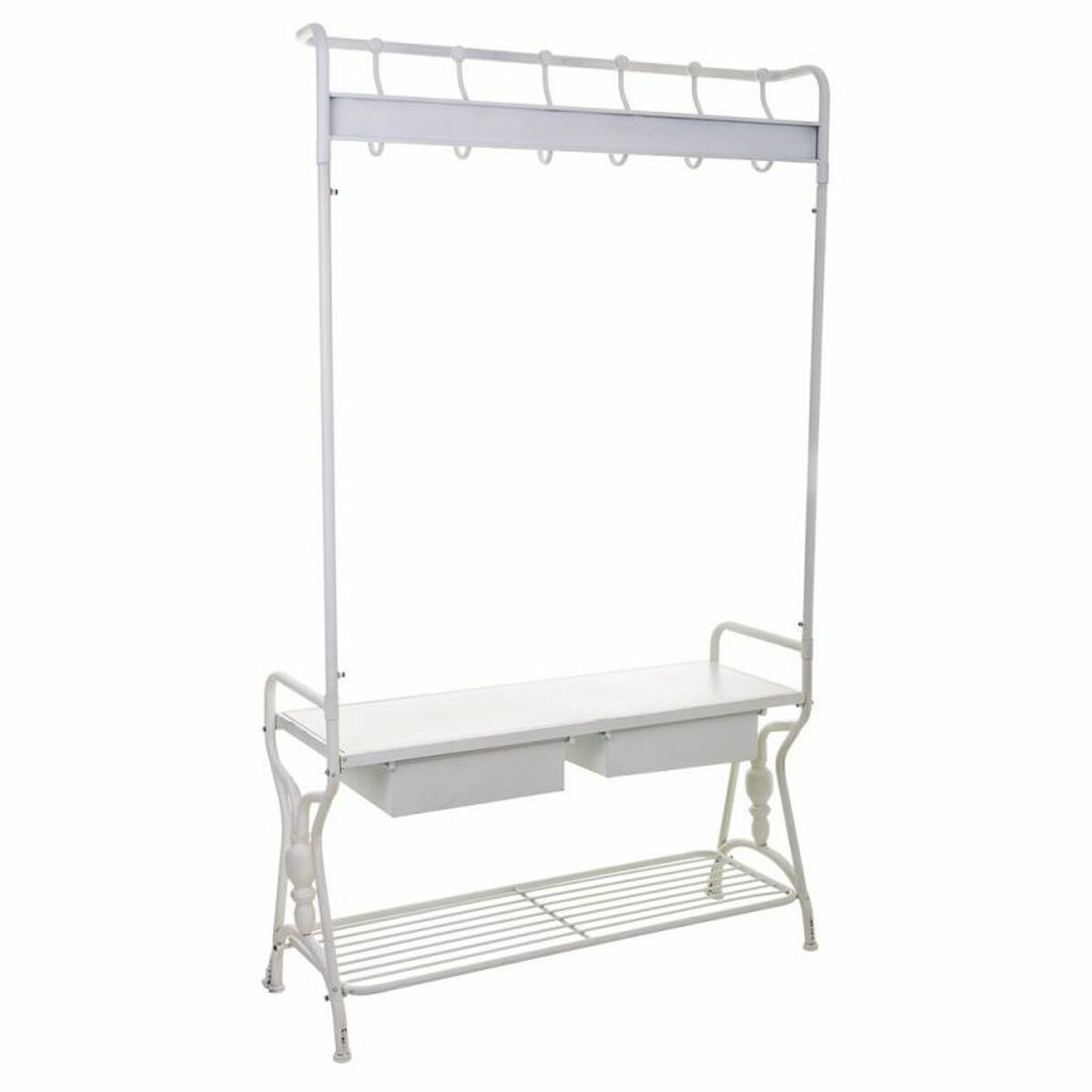 Mottagare Alexandra House Living Vit 39 x 183 x 104 cm - 4
