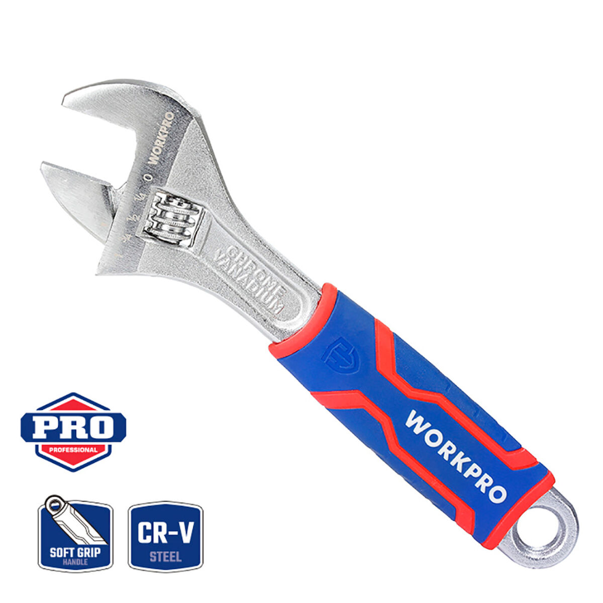 Justerbar skiftnyckel Workpro 10" 25 cm - 2