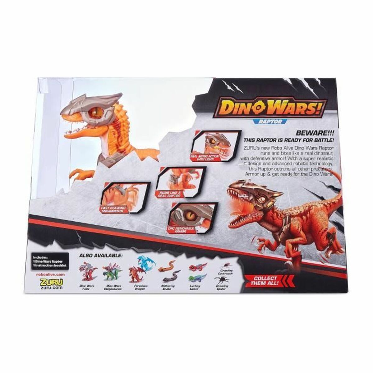 Actionfigurer Zuru Robo Alive Dino Wars Raptor - 4