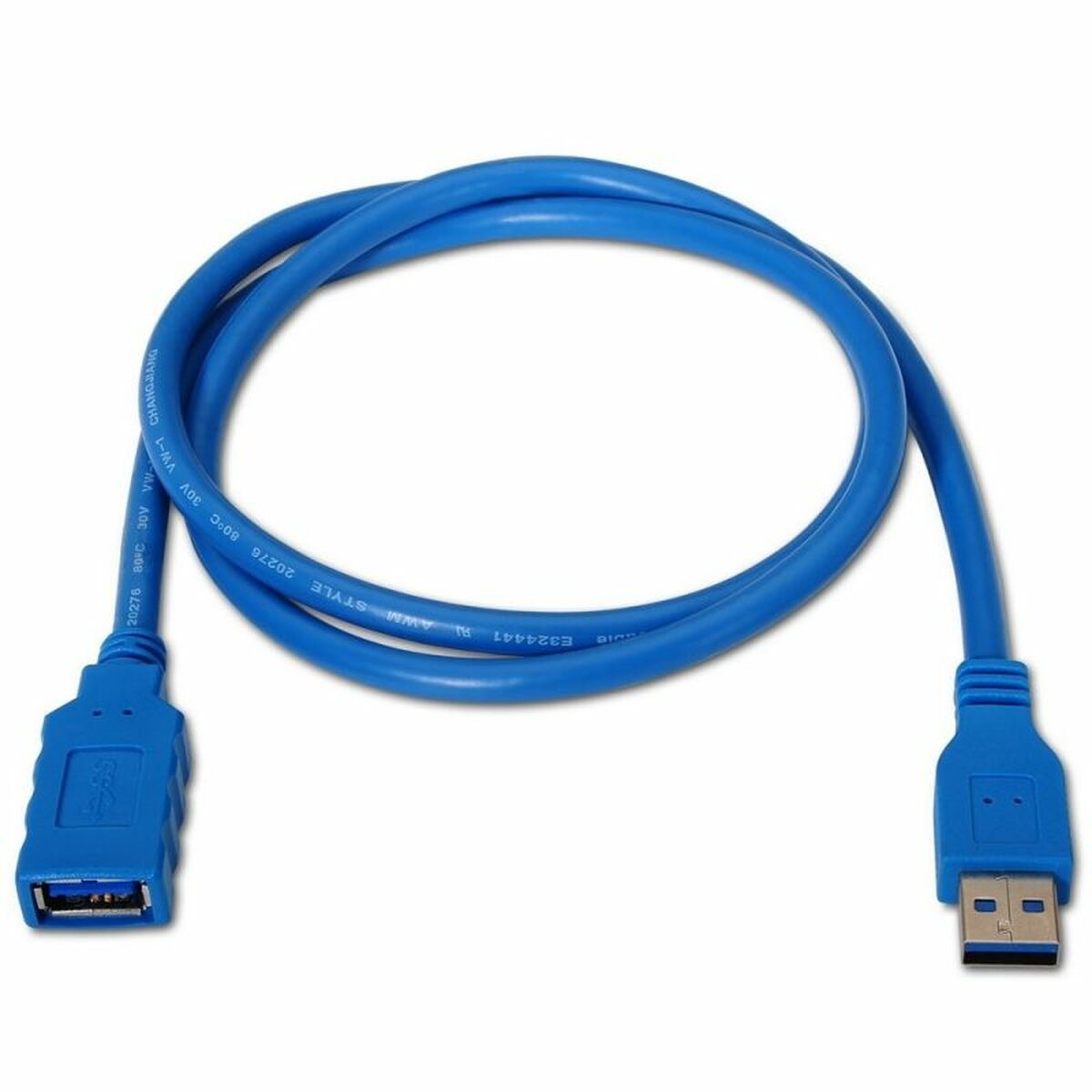 Skarvsladd USB Aisens A105-0045 Blå 1 m (1 antal) - 2