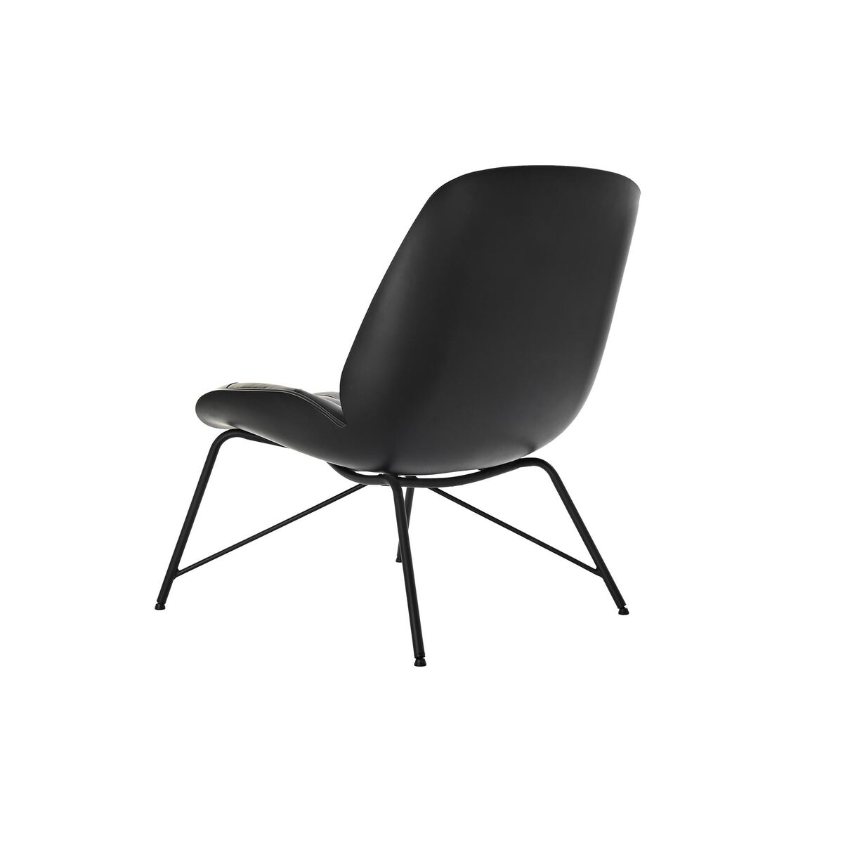 Fåtölj DKD Home Decor Svart Mörkgrå Metall 69 x 76 x 85 cm - 10