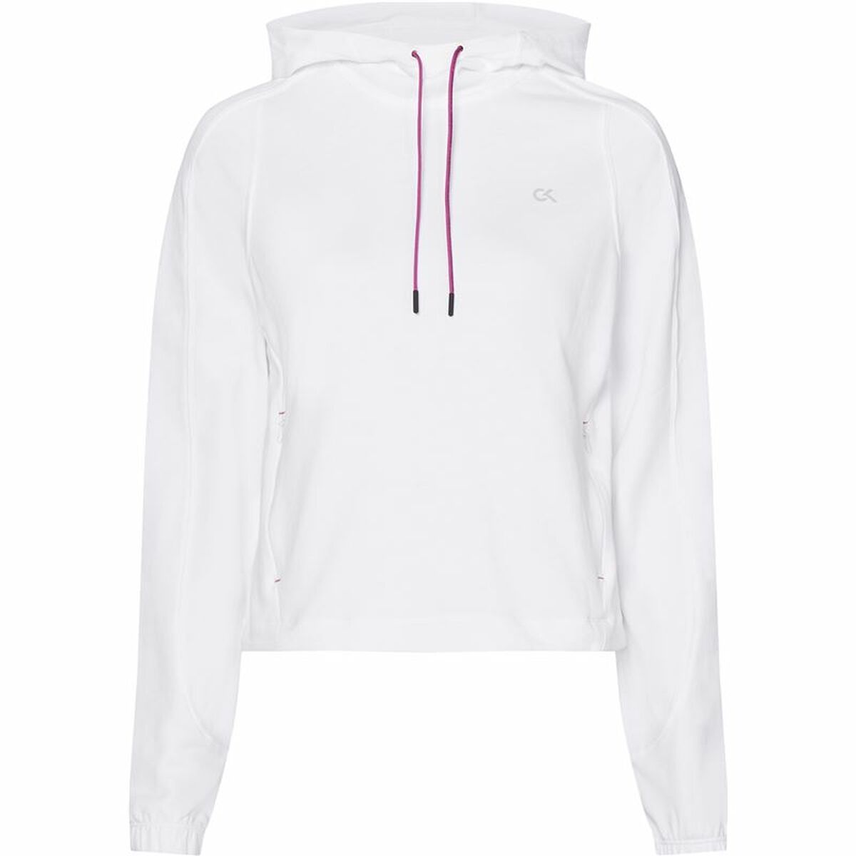 Tröja med huva Dam Calvin Klein Performance Vit - 8