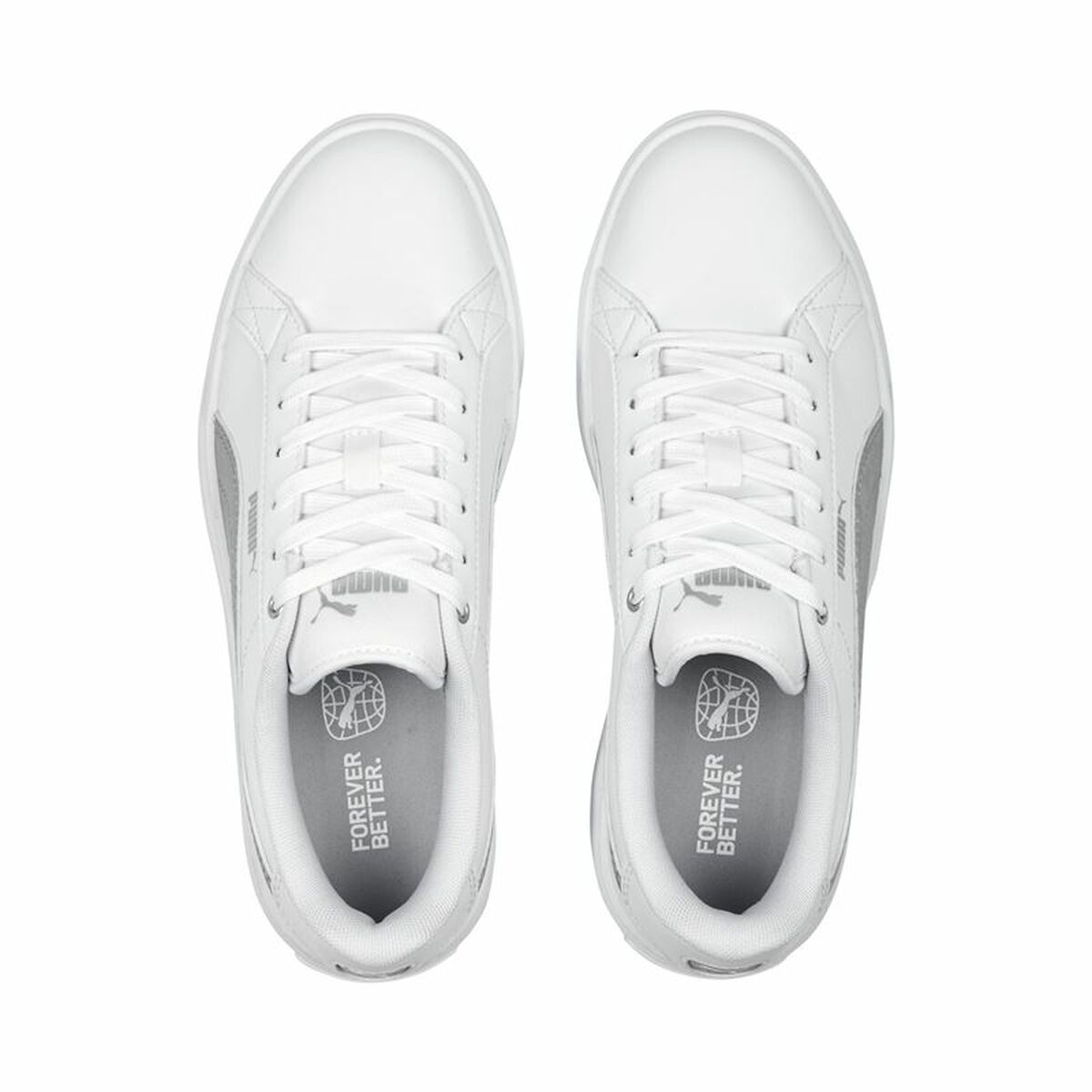 Casual Träningsskor Dam Puma Karmen Space Metalli Vit - 4