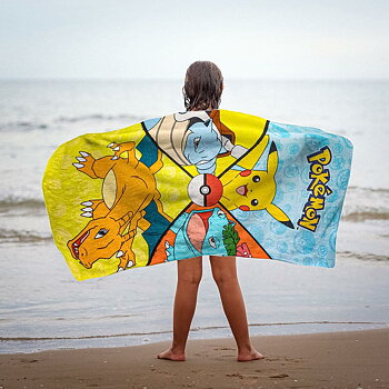 Strandbadduk Pokémon Multicolour 70 x 140 cm