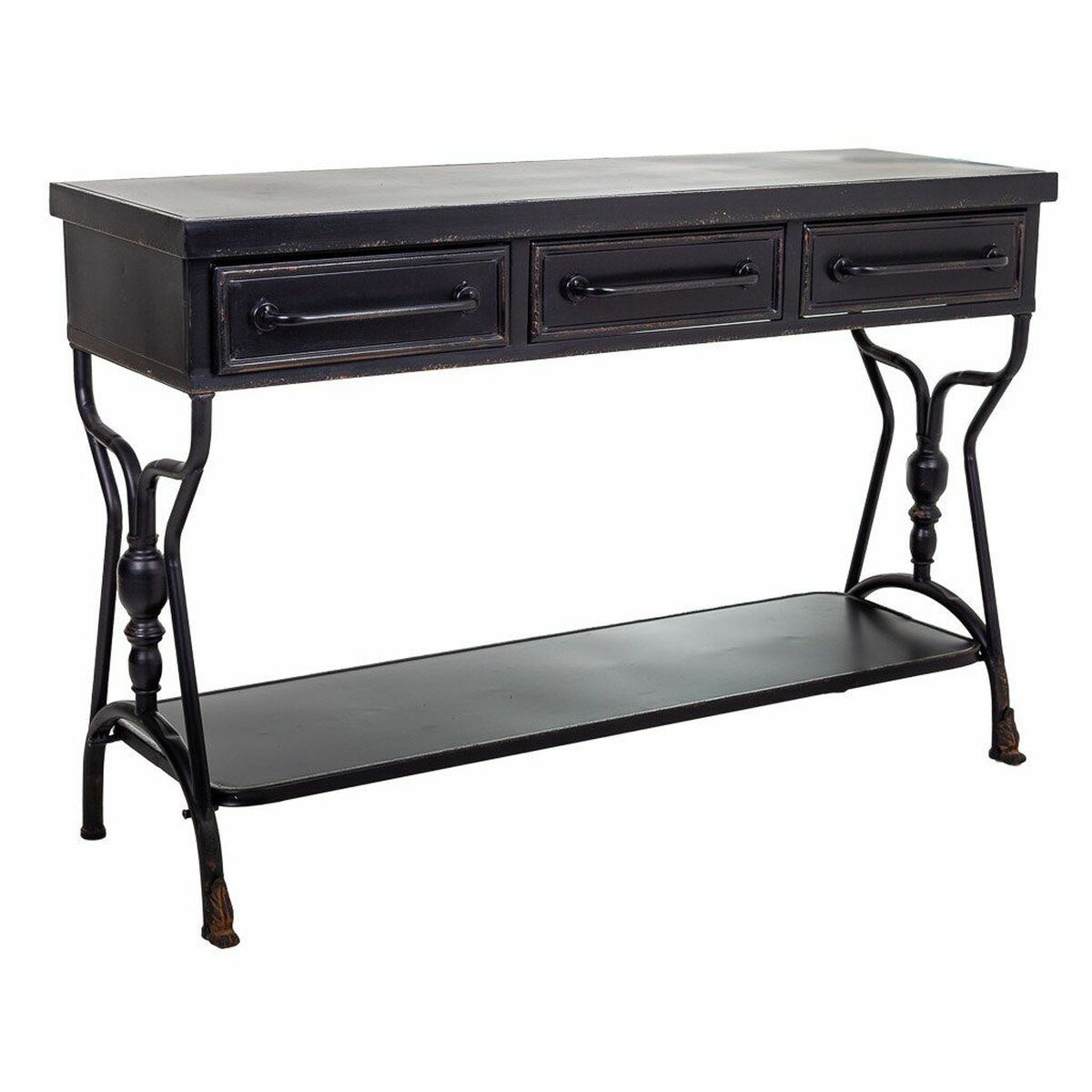 Mottagare Alexandra House Living Svart 43 x 81 x 122 cm