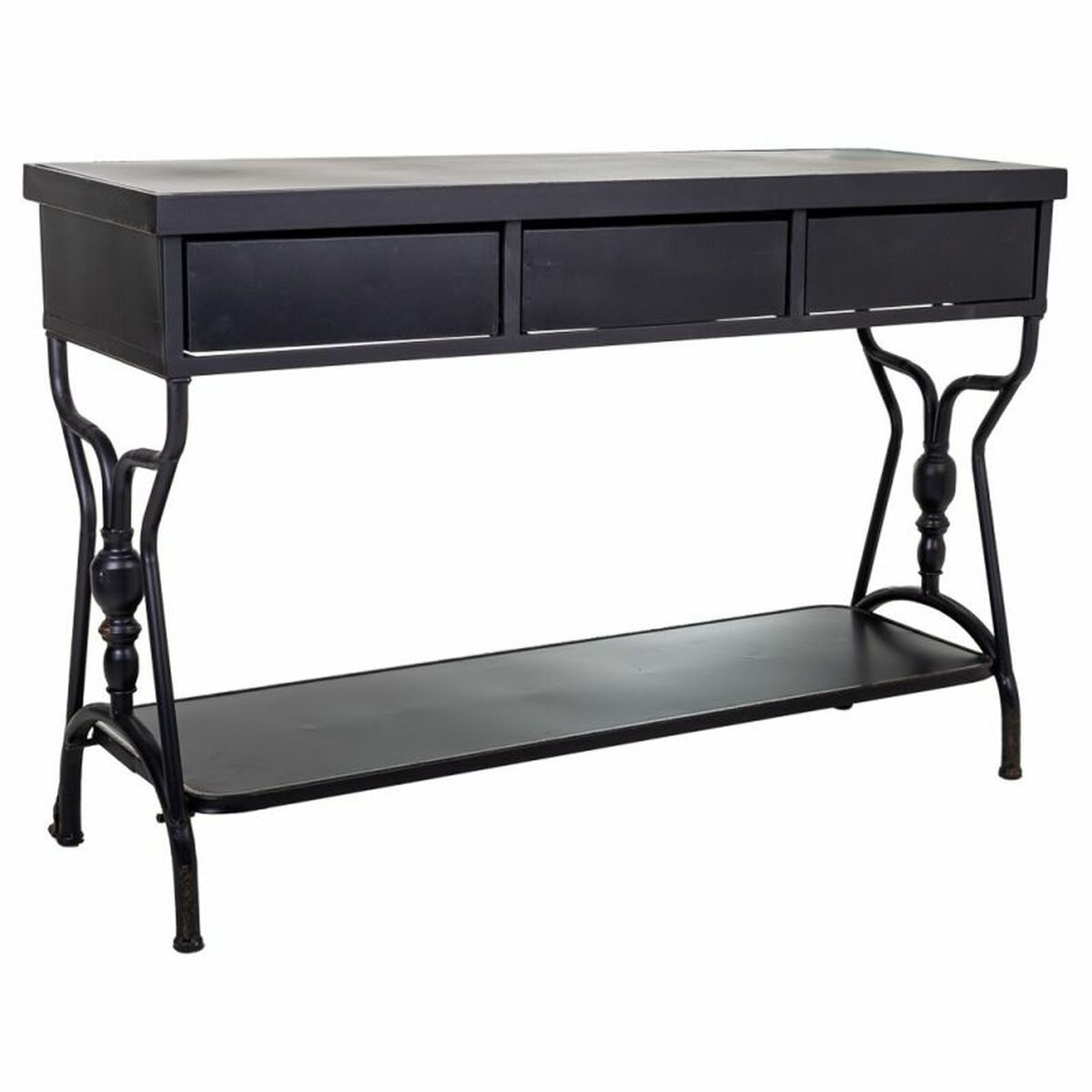 Mottagare Alexandra House Living Svart 43 x 81 x 122 cm - 5